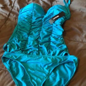 Turquoise tankini